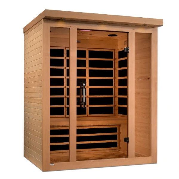 Golden Designs Vila 3 Person Ultra Low EMF FAR Infrared Sauna