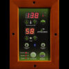 Dynamic Lugano 3 Person Full Spectrum Infrared Sauna - Canadian Hemlock - Image 5