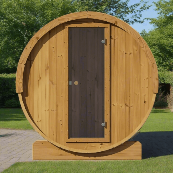 SaunaLife Model E6 3 Person Barrel Sauna