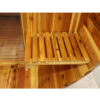 Sunray Oasis 2-4 Person Traditional Canopy Barrel Sauna - Image 8