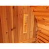 Sunray Oasis 2-4 Person Traditional Canopy Barrel Sauna - Image 4