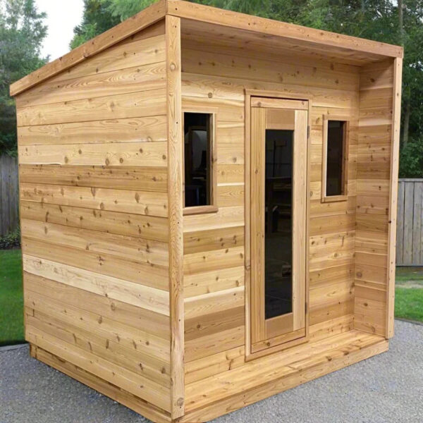 True North Canadian Made 5 Person Outdoor Traditional Cabin Sauna