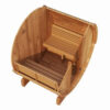 SaunaLife Model E6 3 Person Barrel Sauna - Image 6