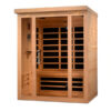 Golden Designs Vila 3 Person Ultra Low EMF FAR Infrared Sauna - Image 4