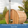 Dundalk LeisureCraft Canadian Timber Tranquility 3-4 Person Barrel Sauna CTC2345 - Image 4