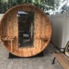Almost Heaven Huntington 6 Person Canopy Outdoor Barrel Sauna &  Almost Heaven Tower Outdoor Shower - Image 5