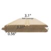 Prosaunas Hemlock 1x4 VG T&G V2E Wall Cladding - Image 4