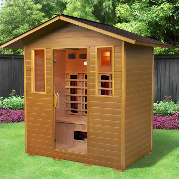 Sunray Cayenne 4-Person Outdoor Infrared Sauna