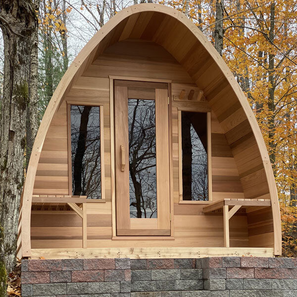 Dundalk LeisureCraft Clear Cedar POD Sauna