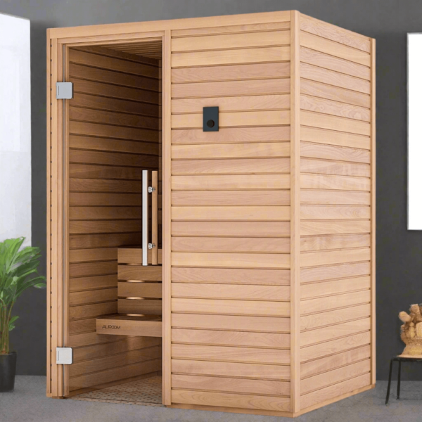 Auroom Cala Wood Cabin Sauna Kit - Thermo-Aspen