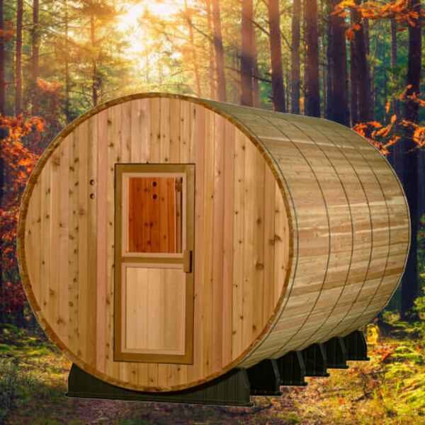 Almost Heaven Shenandoah 4 Person Barrel Sauna