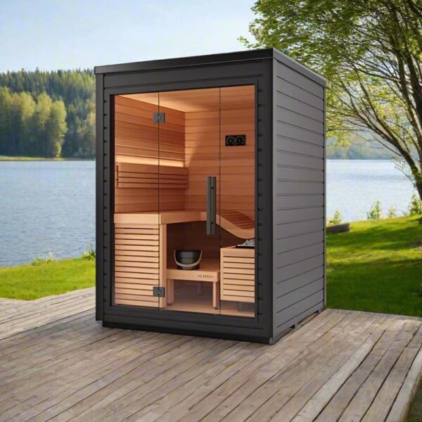 Auroom Aura 2 Person Modular Outdoor Home Sauna Kit