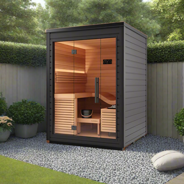 Auroom Aura 2 Person Modular Outdoor Home Sauna Kit