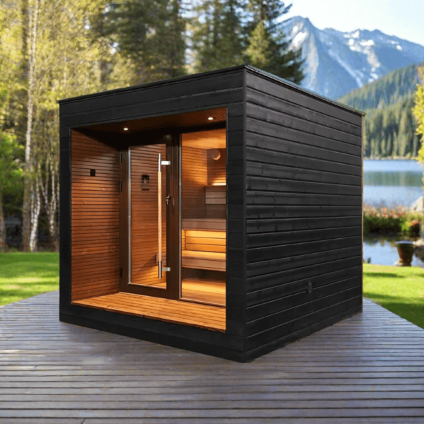 Auroom Arti 5 Person Modular Outdoor Cabin Sauna