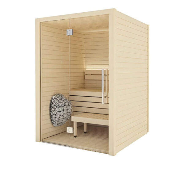 Auroom Cala Glass Cabin Sauna Kit - Aspen