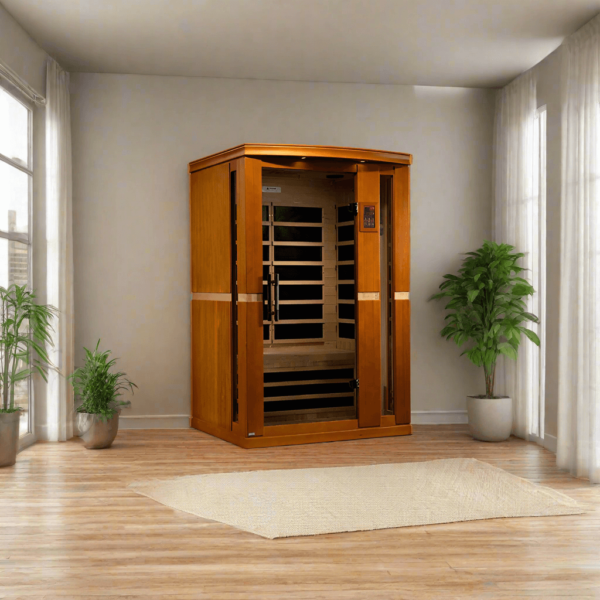 Golden Designs Vittoria 2 Person Low EMF FAR Infrared Sauna