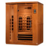 Dynamic Lugano 3 Person Full Spectrum Infrared Sauna - Canadian Hemlock - Image 2