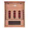 Dynamic Lugano 3 Person Full Spectrum Infrared Sauna - Canadian Hemlock - Image 7