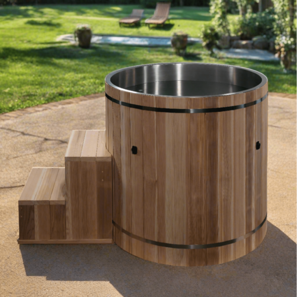 Dynamic Cold Therapy Barrel 304 Stainless Steel Cold Plunge Tub