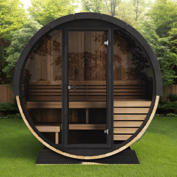 SaunaLife Model EE6G 4 Person Sauna Barrel