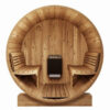 SaunaLife Model E6 3 Person Barrel Sauna - Image 5