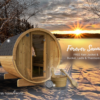 SaunaLife Model E7W 4 Person Sauna Barrel - Window - Image 13