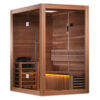 Golden Designs Hanko Edition 2-3 Person Traditional Steam Sauna- Canadian Red Cedar Interior - Image 5
