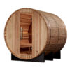 Golden Designs Zurich 4 Person with Bronze Privacy View Traditional Barrel Sauna - Image 2