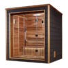 Golden Designs Drammen 3 Person Outdoor-Indoor Traditional Sauna - Canadian Red Cedar Interior - Image 4