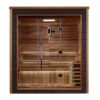 Golden Designs Drammen 3 Person Outdoor-Indoor Traditional Sauna - Canadian Red Cedar Interior - Image 3