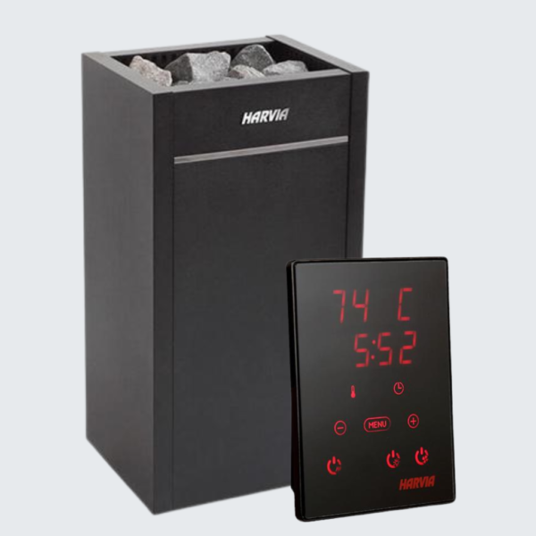 Harvia Virta HL110E 10.5kW Electric Sauna Heater with Xenio Digital Controller