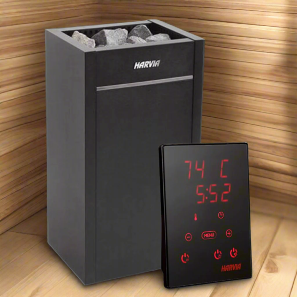 Harvia Virta HL110E 10.5kW Electric Sauna Heater with Xenio Digital Controller