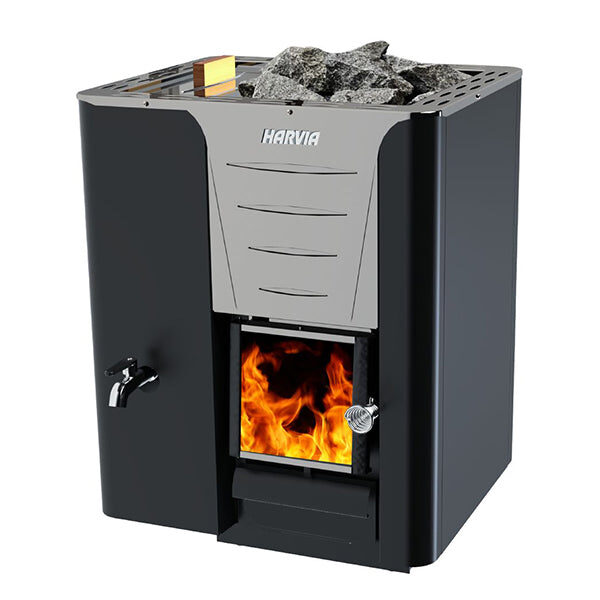 Harvia Pro 20 LS 24.1kW Wood-Burning Sauna Stove with Water Tank