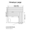 Almost Heaven Himalaya 6 Person Indoor Sauna - Image 6