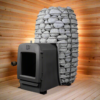 HUUM Hive Heat 12kW LS Wood-Burning Sauna Stove wih Firebox Extension