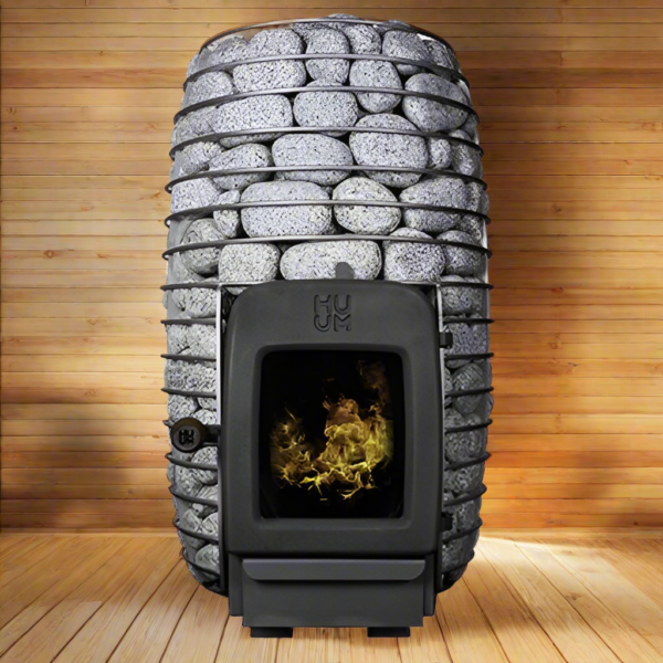 HUUM Hive Heat 12kW LS Wood-Burning Sauna Stove wih Firebox Extension