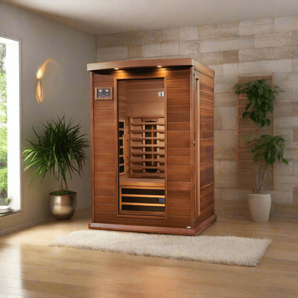 Golden Designs Maxxus 2 Person Full Spectrum Infrared Sauna - Canadian Red Cedar