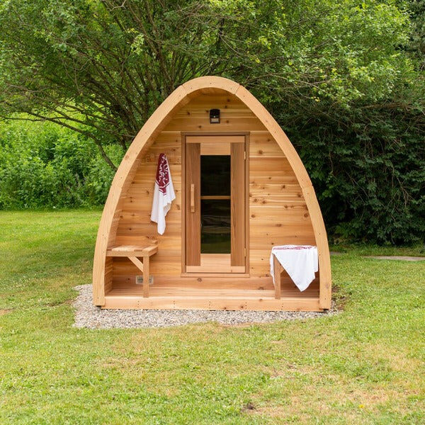 Dundalk Leisure Knotty Cedar Mini Pod Sauna