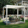 Forever Shade Modern Design Louvered Aluminum Pergola - Image 2
