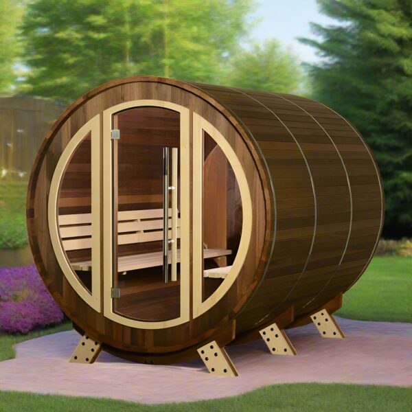 Almost Heaven Phoenix 6 Person Luxury Barrel Sauna