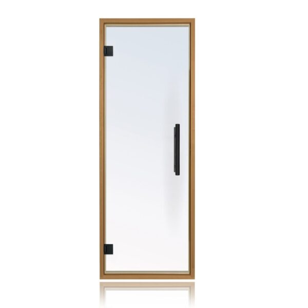 Prosaunas Aspen Frame Clear Glass Sauna Door 24x73