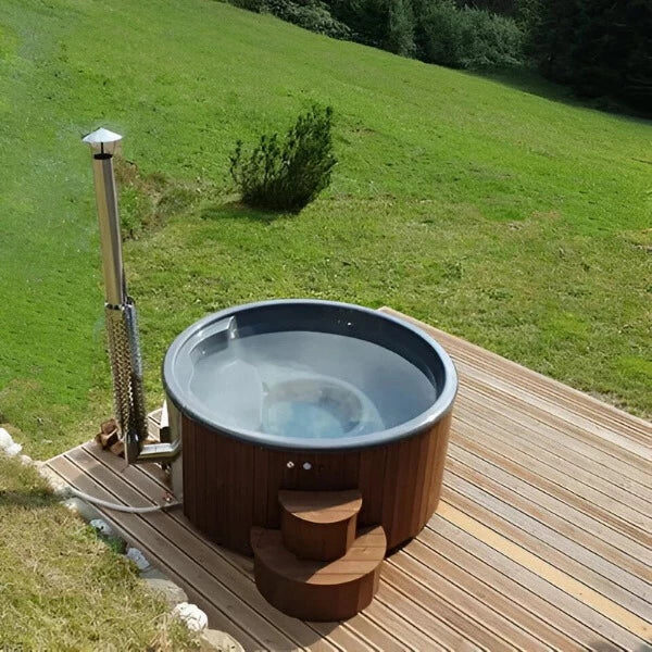 SaunaLife Model S4N Wood-Fired Hot Tub