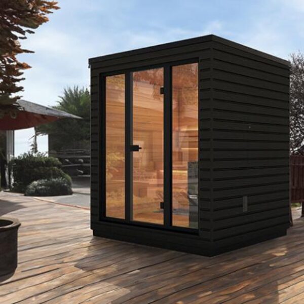 Saunum Classic 2-3 Person Mini Outdoor Cabin Sauna