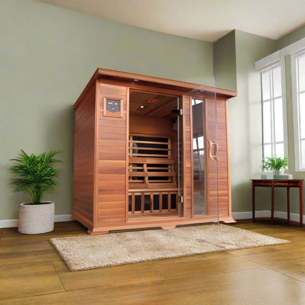 Sunray Savannah 3-Person Indoor Infrared Cedar Sauna