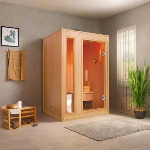 Sunray Southport 3-Person Indoor Traditional Sauna Single Bench