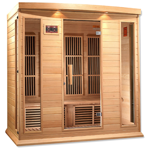 Maxxus Low EMF MX-K406-01 FAR Infrared Sauna with Canadian Hemlock