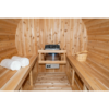 Dundalk LeisureCraft Canadian Timber Tranquility 3-4 Person Barrel Sauna CTC2345 - Image 7