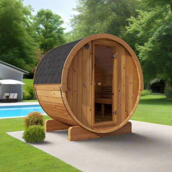 SaunaLife Model E7 4 Person Sauna Barrel