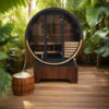 SaunaLife Model EE6G 4 Person Sauna Barrel - Image 3