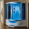 Mesa Steam Showers 702A Steam Shower Tub Combo - 61" x 61" x 89" - Image 7